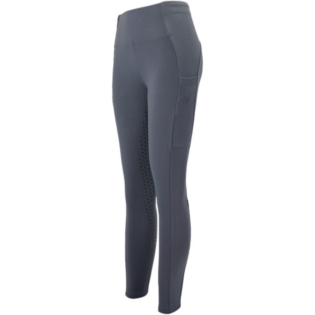 Woof Wear Womens Winter Riding Tights - Full Seat WA0015 - SLAT - Slate